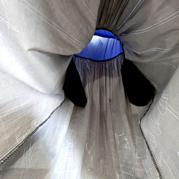 NWT Disneys Haunted Mansion Her Universe The Dress Shop Blue/Black Dress - Picture 13 of 16